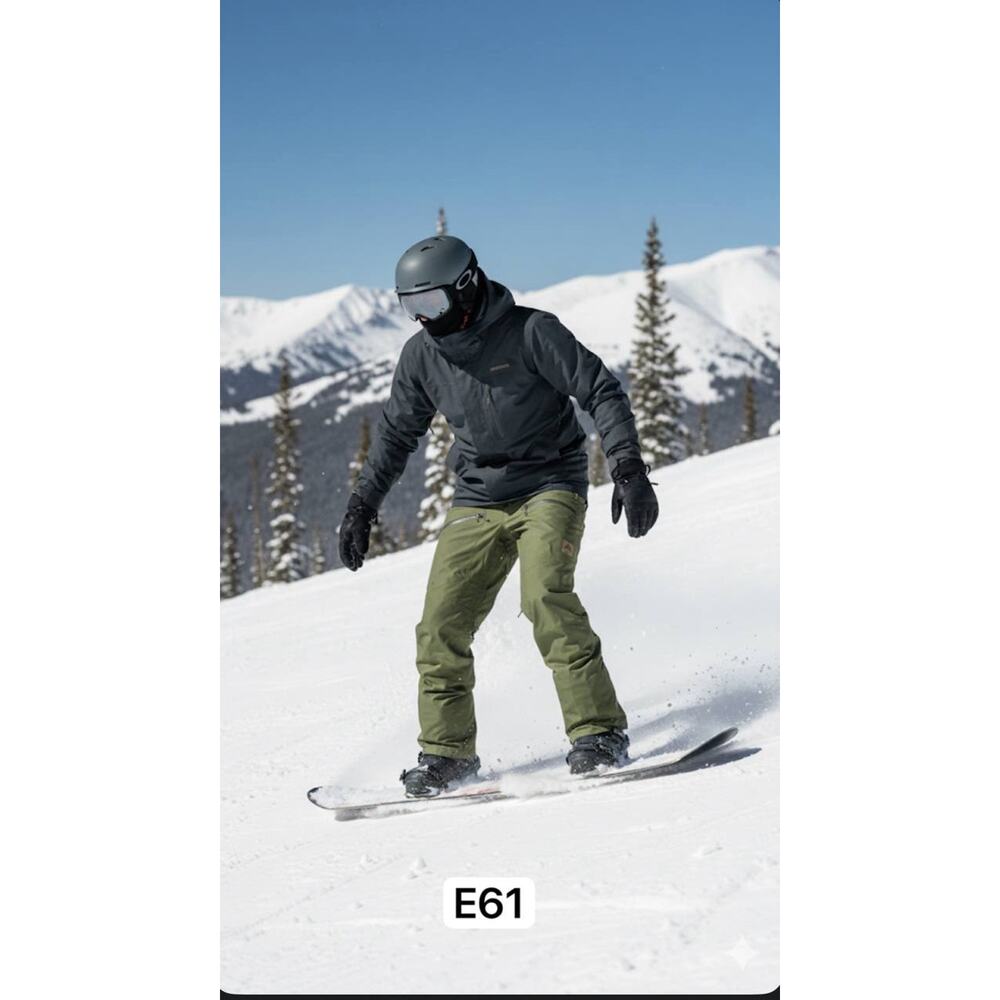 Men's Burton Vent 2L GORE TEX‎ Ski Snowboarding Pants Vented Forest Green Sz L